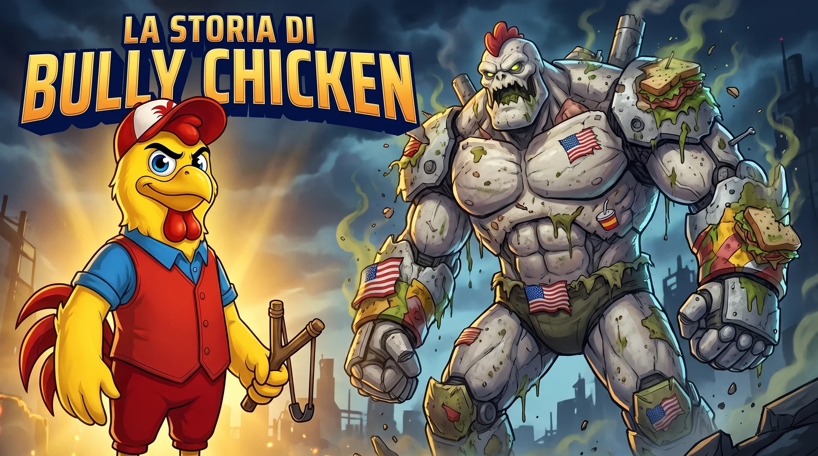 La storia di Bully Chicken: il pollo giallo italiano contro il gigante del fast food americano, Davide contro Golia