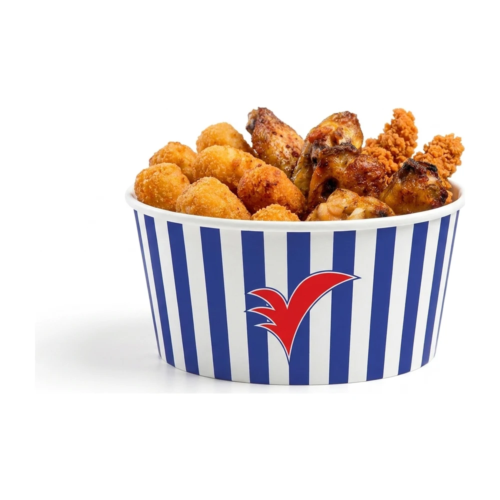 Il Cesto misto di pollo giallo Bully Chicken