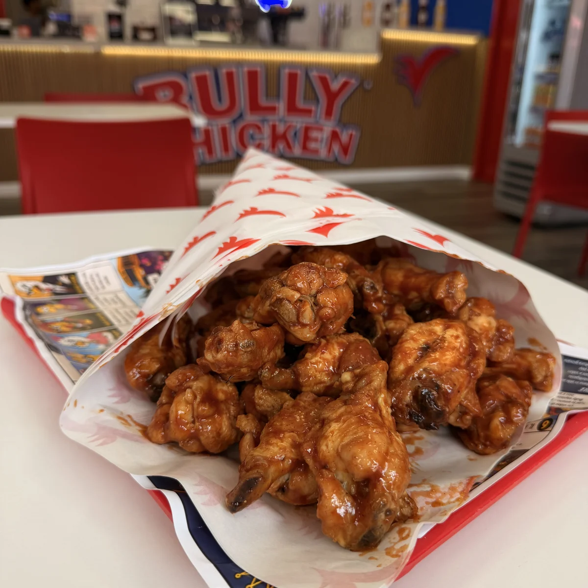 Hot Chicken Bully, alette glassate hot